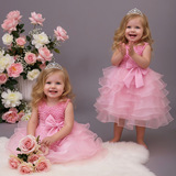 Наряд маленькой принцессы, свадебное платье для девочек для раннего возраста, юбка-пачка, подарок на день рождения