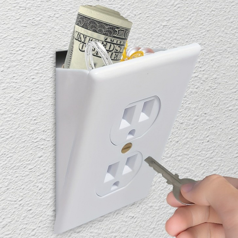 Diversion Fake Socket Hidden Wall-Mounted Invisible Storage Electric Socket for Hiding Money and Organizing Jewelry Box Diversion Fake Socket Hidden Wall-Mounted Invisible Storage Electric Socket for Hiding Money and Organizing Jewelry Box