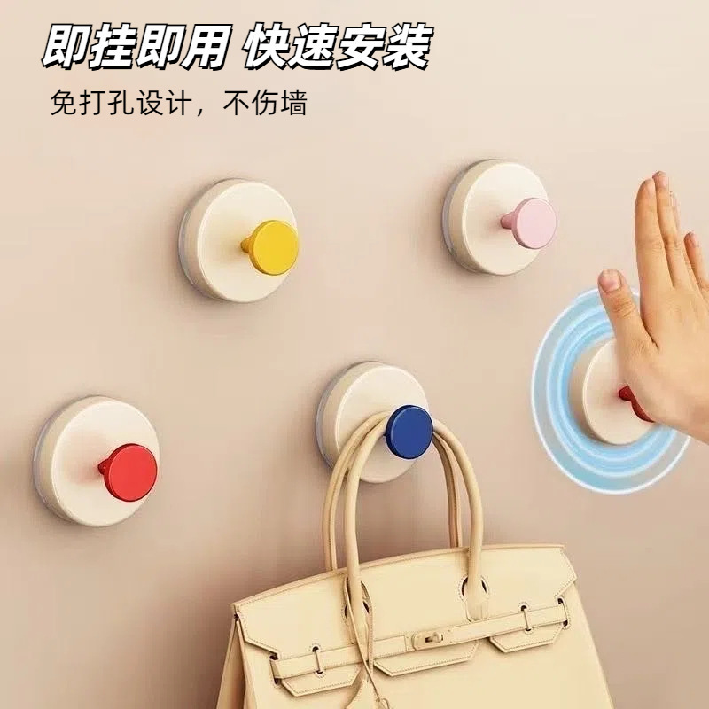 ドーパミンフック吸盤クリップ家庭用バスルームタオルキッチン強力な粘着耐荷重粘着フックパンチなし|undefined