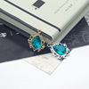 Water Drop Single Counsele Calmers Diamond Golden Necklace Mount accessories DIY earrings bracelet material accessories accessories