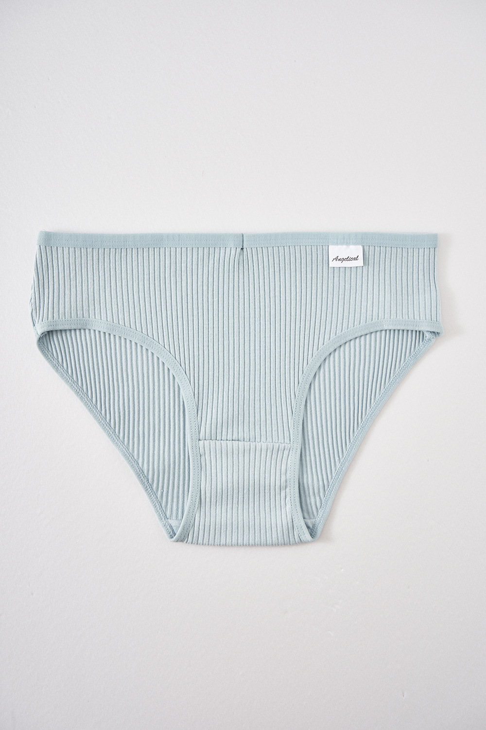 Transfronterizos exclusivos para mujeres algodón bactérico panty de algodón para niñas de cintura media simple de color sólido para niñas sin marcas