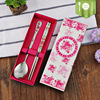 Handheld tableware stainless steel, spoon, chopsticks, street set for traveling, Birthday gift