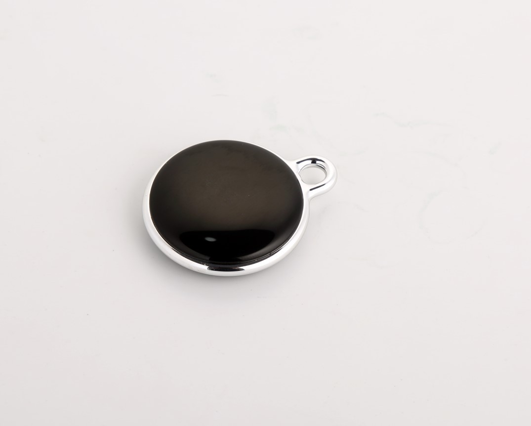 Round black hook