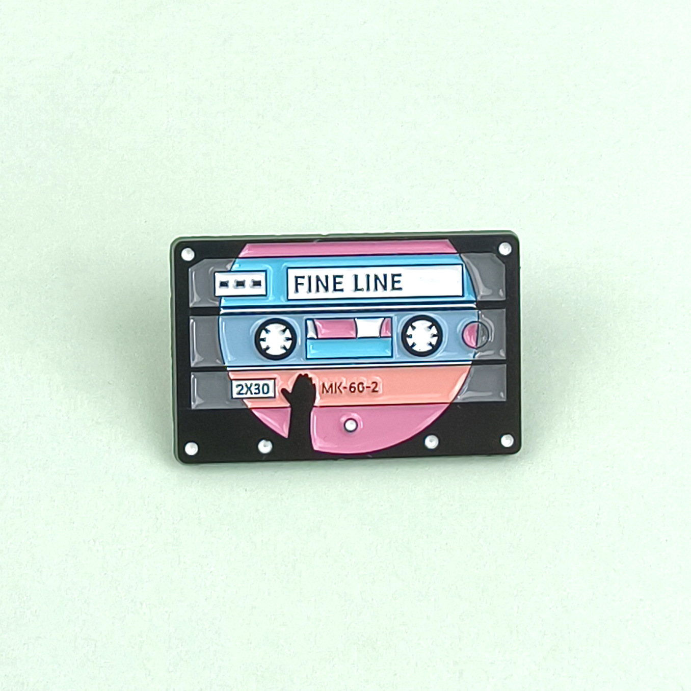 Insignia de serie de equipos electrónicos de dibujos animados, forma creativa, cinta, cámara, accesorios de teléfono, broche de aleación, lugar transfronterizo