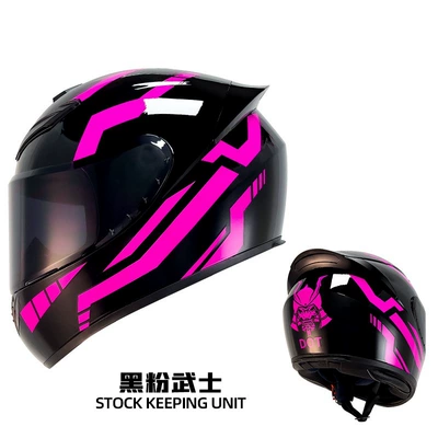Four-Season Helmet, Foreign Trade | Motorcycle Safety Supplies - qk111-black-powder-warrior-with-black-mirror-export-edition-s