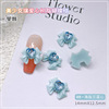 Resin for manicure with bow, stone inlay, crystal, three dimensional bow tie for nails, internet celebrity, ankylosaurus