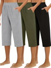 T 38401 Women's Drawstring Pocket Joggers Ůʿ�˶��� �羳��