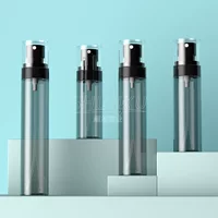 Спот 60ml80ml100mlpet пластик через черный прижатый мелкий туман небольшой распылитель очень тонкий макияж спрей разлив бутылки