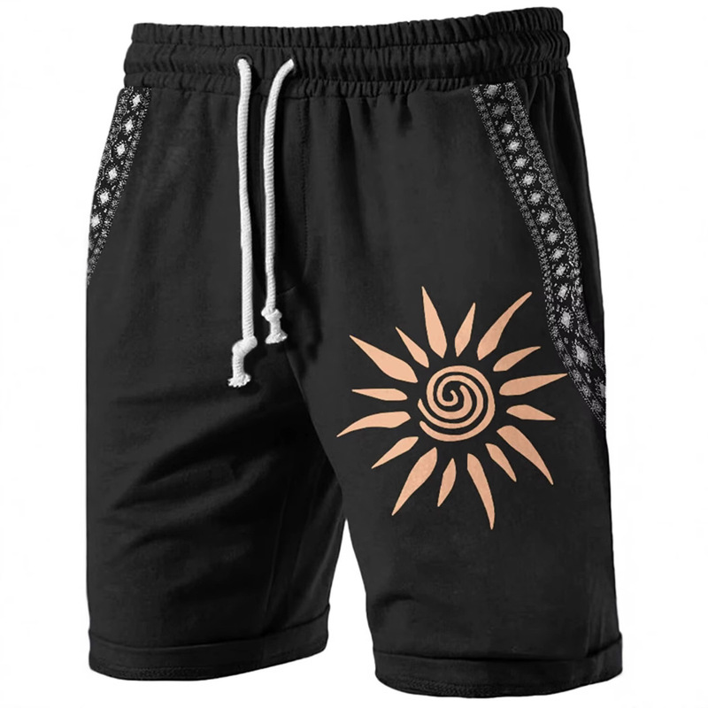 Summer New Men's Shorts 3D Digital Printing Simple Trendy Shorts Casual Sports Shorts