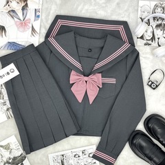 【落桜子】オリジナルJK制服甜妹風セーラー服正統日系学院風軟妹班服卒業服