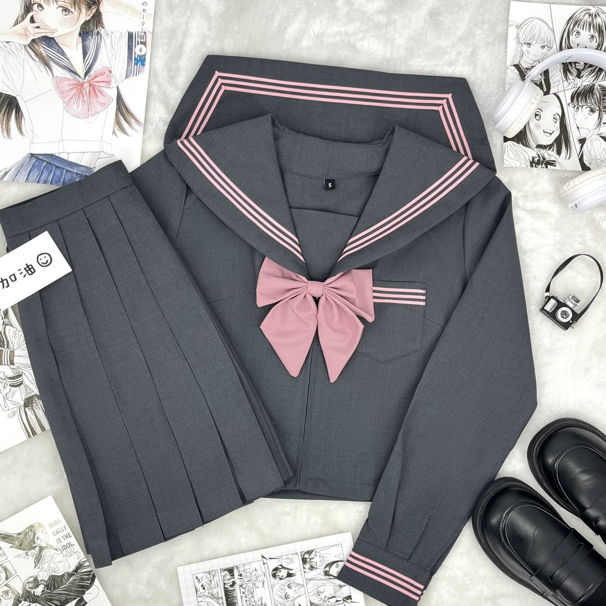 [Ло Сакурако] Оригинальная форма JK, сладкая девушка, морское платье, православная японская школа, мягкая девушка, выпускная форма