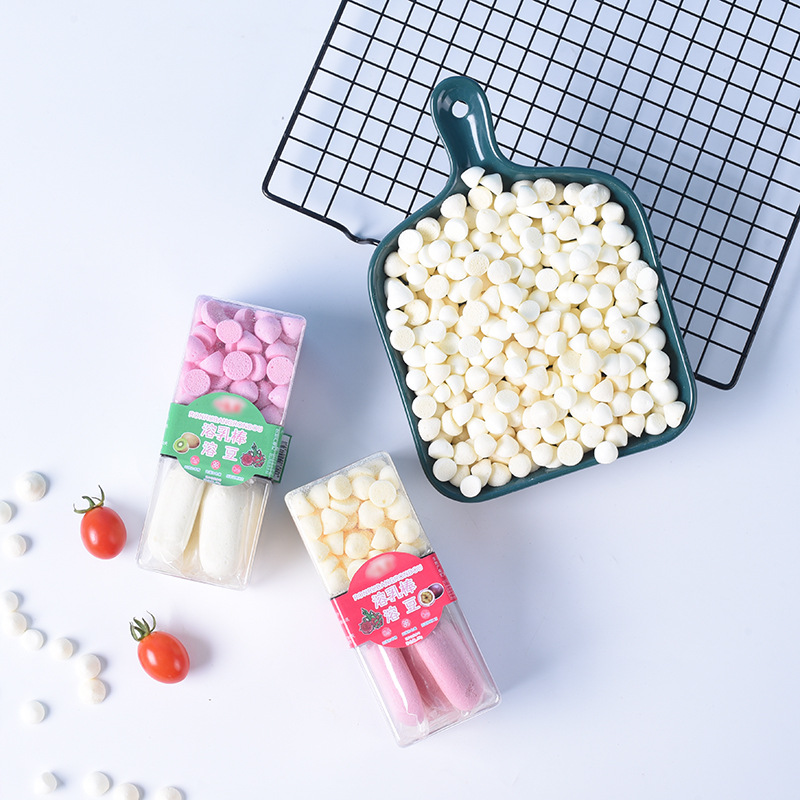 Yogurt Soluble Beans Bottled Children's Snacks Sugar-Free Soluble Beans That Melt in Your Mouth Fruit Canned