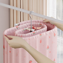 晒被子神器螺旋式晾衣架多功能阳台家用大圆形旋转挂凉晒床单被罩