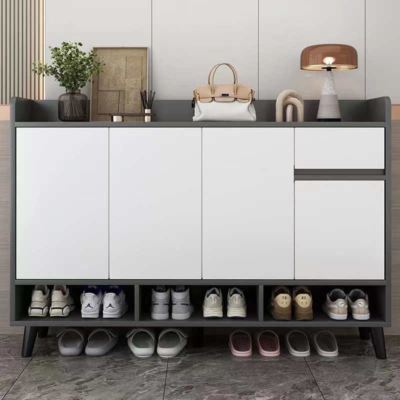 gabinete de zapatos doméstico puerta de entrada interior gabinete de puerta de entrada tipo económico a prueba de polvo rack de zapatos gabinete de almacenamiento para alquiler de vivienda