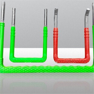 Curved Elbow Pre-Embedded Underground Foot Steps Stainless Steel Rainwater and Sewage Plastic Steel Ladder Steps Curved Elbow Straight Head Plastic-Coated Ladder