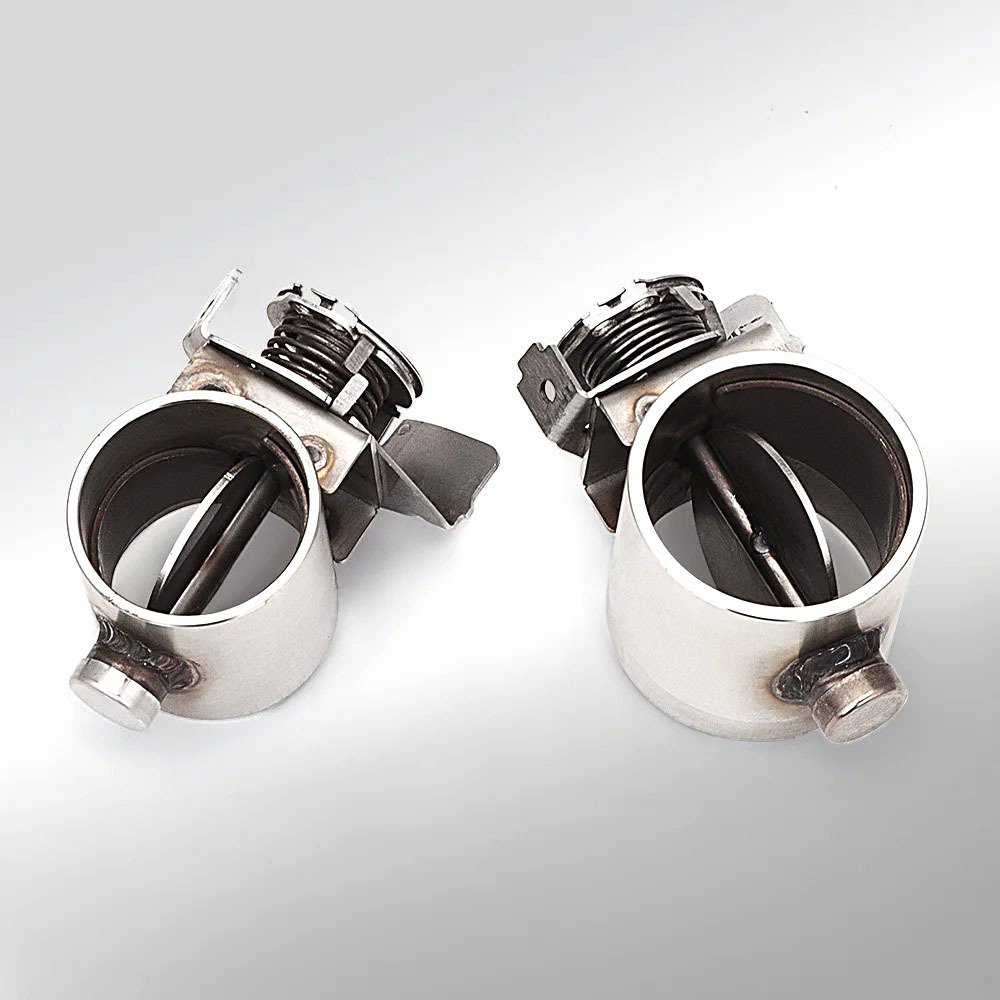 51/60mm Motorcycle Modified Exhaust Pipe Manual Mechanical Exhaust Valve Gear Switch Silencer Noise Reduction Valve