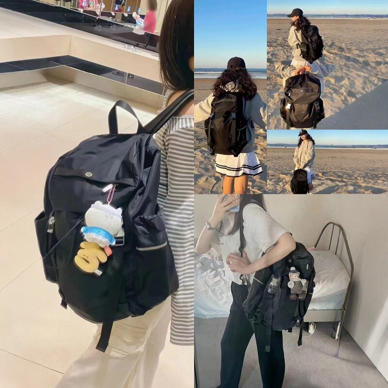 lululemon Bag wunderlust 14L Cap Lulu Backpack School Bag Large Capacity Travel Bag