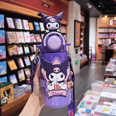 サンリオスターモンデュアルドリンク魔法瓶カップ女の子高見えストローカップ子供通学大容量魔法瓶ケトル