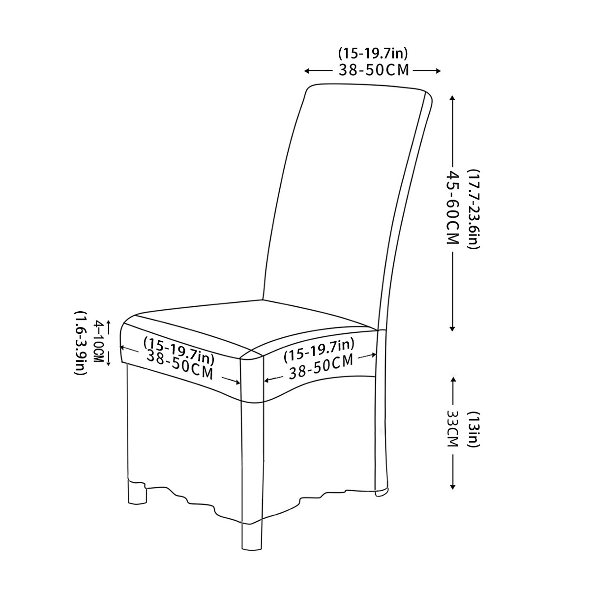 Nuevo estilo transfronterizo de seda de leche, cortina de encaje, falda, funda para silla, sensación de alta gama, funda para silla a prueba de polvo universal, TEMU