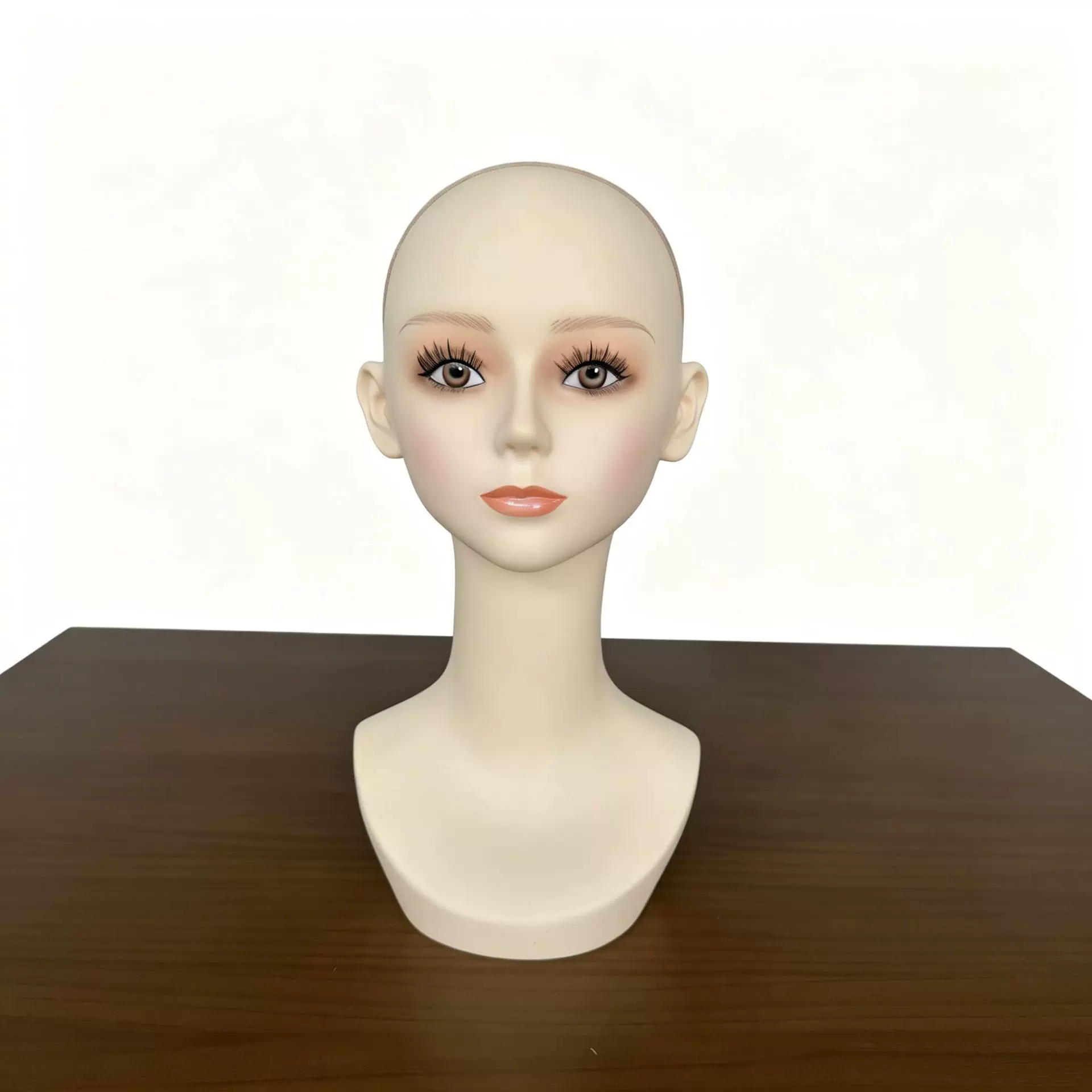 专业 PVC 假发展示头模 可扎针不变形 帽子饰品展示道具现货批发