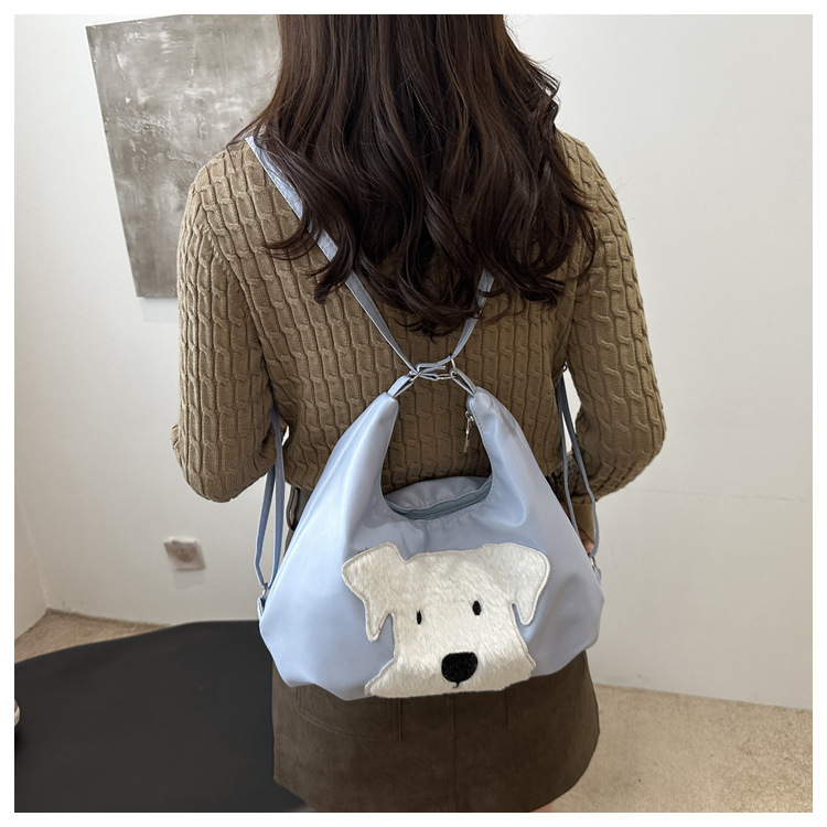 The new autumn and winter 2024 fashion cartoon backpack with simple, individual and niche design, single-shoulder bag and commuter tote bag undefined