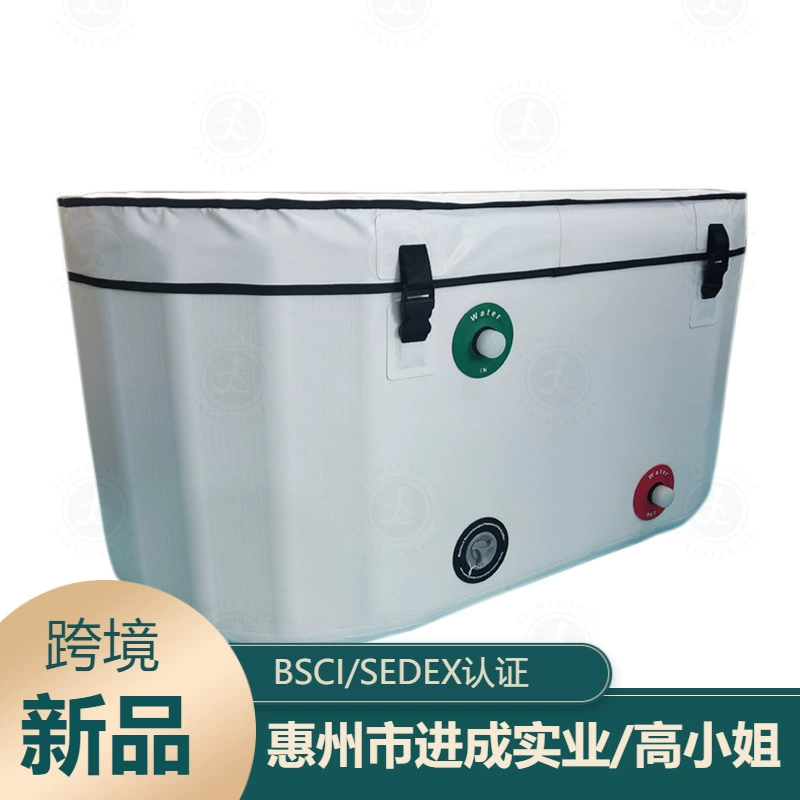 Большое Надувное ведро для ванны со льдом Бытовой отдых Лежащее ведро для ванны Открытый фитнес Упражнения Усталость Надувное ведро для ванны