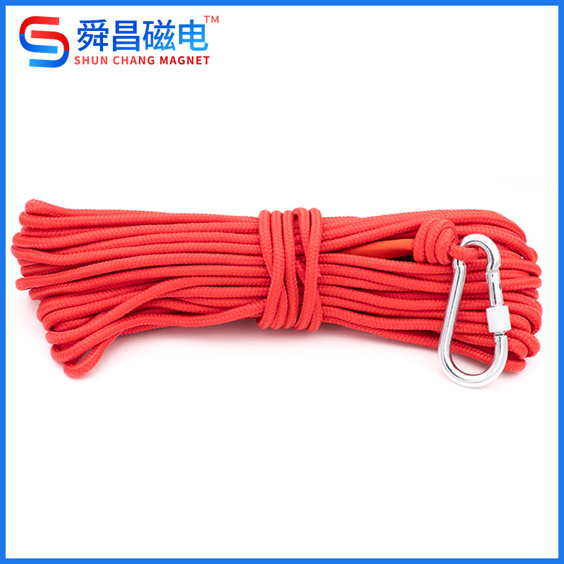 Imán de pesca cuerda especial nylon poliéster trenzado cuerda multifuncional tendedero pesca al aire libre gancho cuerda