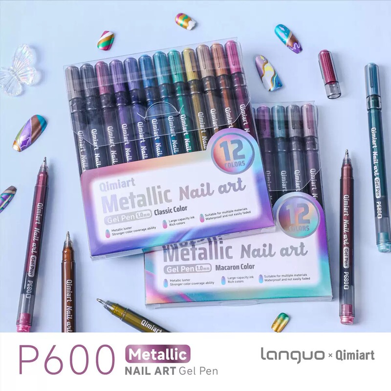 Blue Fruit Nail Art Pen Metallic Color Nail Art Pen Quick-Drying 12-Color Set DIY Nail Art Pen Cross-Border Blue Fruit Nail Art Pen Metallic Color Nail Art Pen Quick-Drying 12-Color Set DIY Nail Art Pen Cross-Border