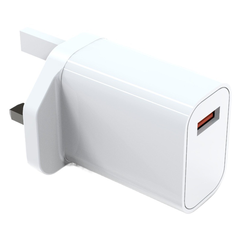 Directo de fábrica de carga rápida qc18w para Apple 12 flash carga rápida cabeza estándar británico Huawei teléfono móvil cargador rápido