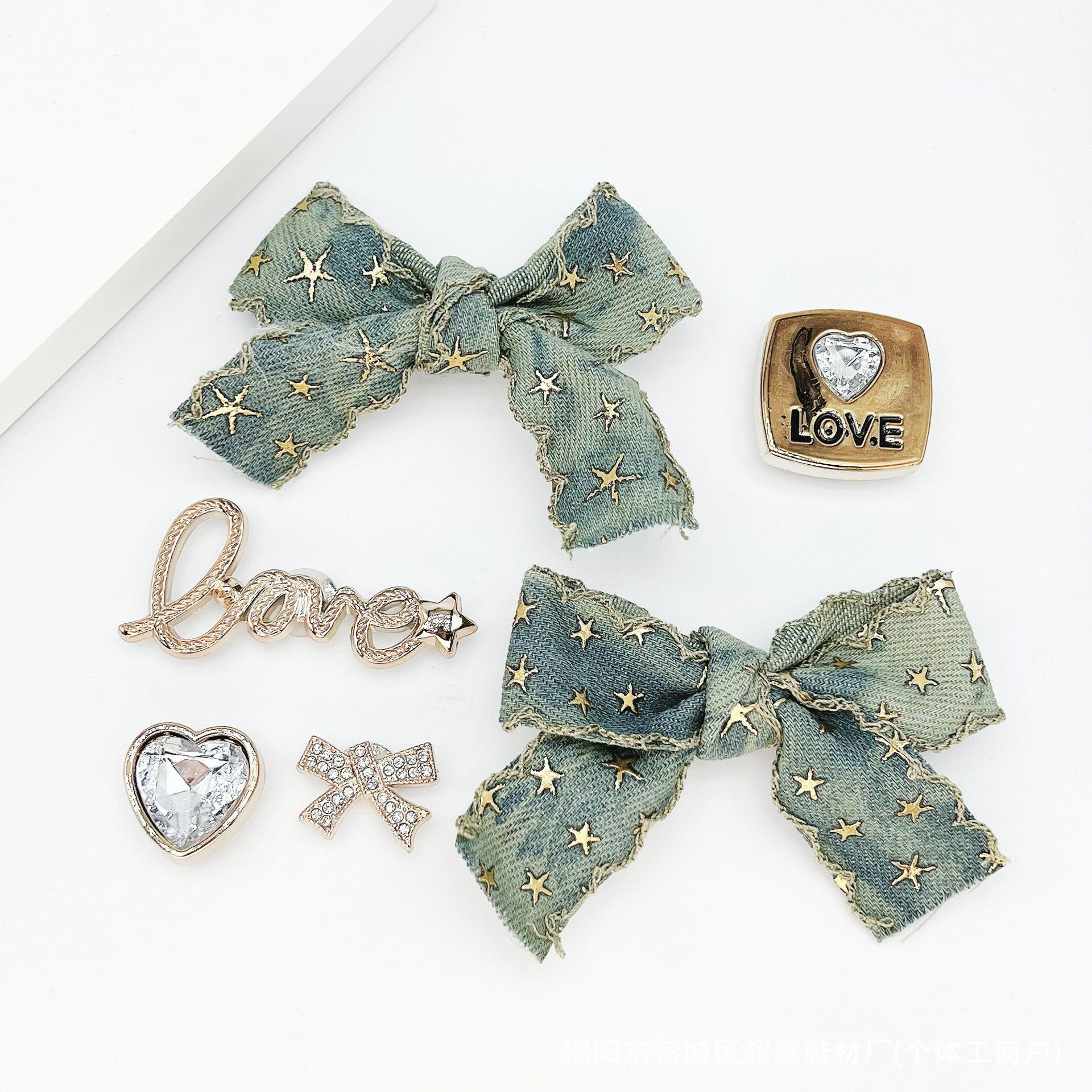 CJ-169 Lazo de mezclilla Love