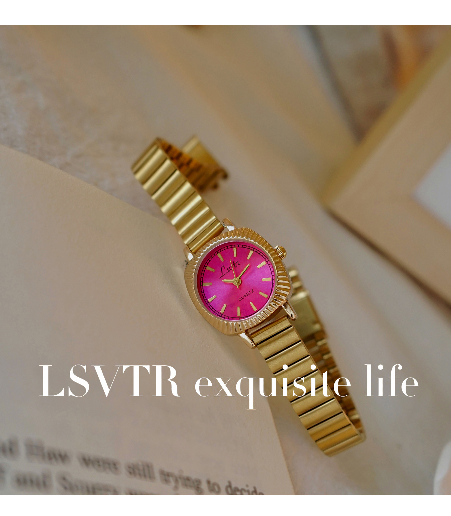 Simple Style Classic Style Solid Color Healing Crystals Rings Quartz Watch Women's Watches display picture 11