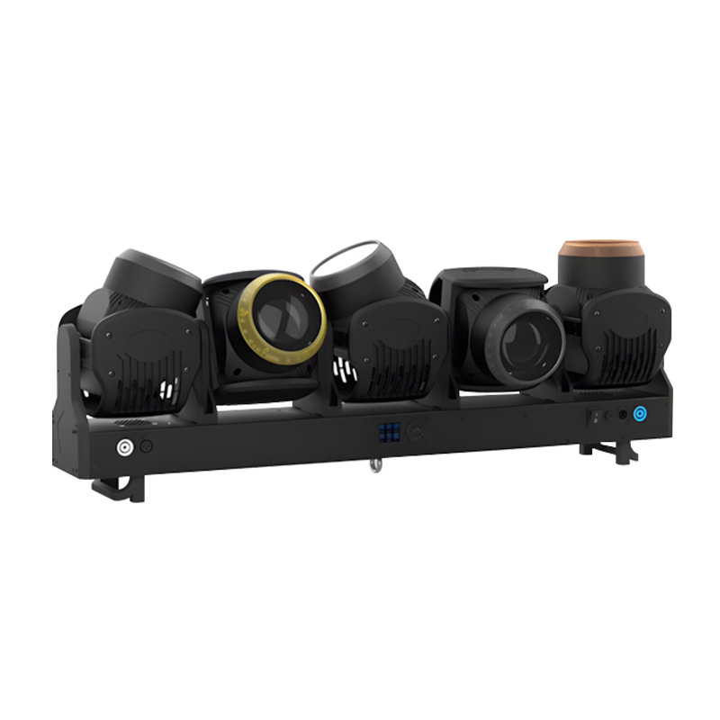 2025 nuevo LED de cinco cabezas tornado iluminación de cabeza sin pole bar bar club nocturno concierto equipo de escenario luz