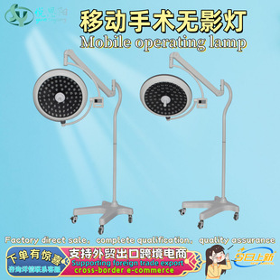 Medical Surgical Shadowless Lamp Auxiliary Lighting Lamp Double-Headed Shadowless Lamp Mobile Shadowless Lamp Can Be Exported Across Borders