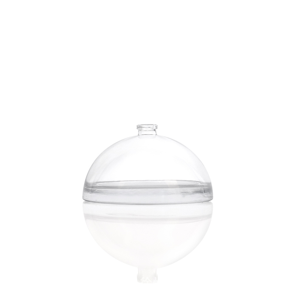 Botella de perfume transparente de madera con tapa de madera semicircular con boquilla de pulverización dividida botella vacía botella de pulverización puede hacer LOGO30 100ml image 7