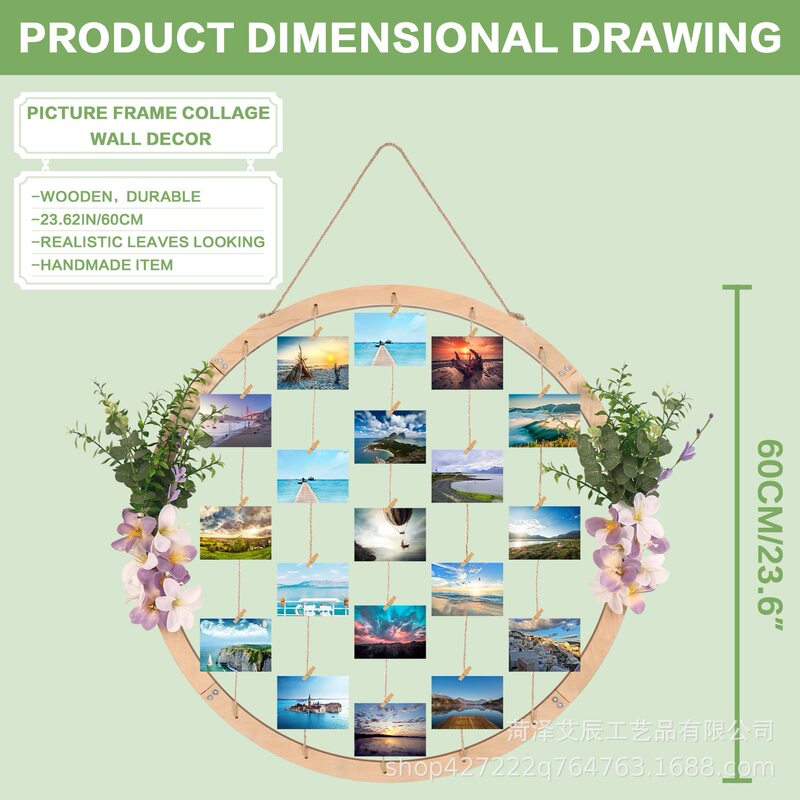 Amazon Removable Round Wooden Picture Frame Wall Hanging Display Board Picture Frame Collage Wall Home Decoration Amazon Removable Round Wooden Picture Frame Wall Hanging Display Board Picture Frame Collage Wall Home Decoration