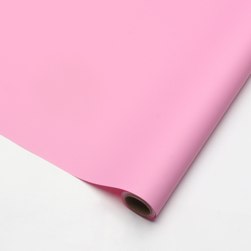 Huaxi Factory Wholesale Comercio exterior transfronterizo al por mayor exclusivamente para rollos de color puro Estilo coreano Chunian Ouya Paper Papel de embalaje de flores