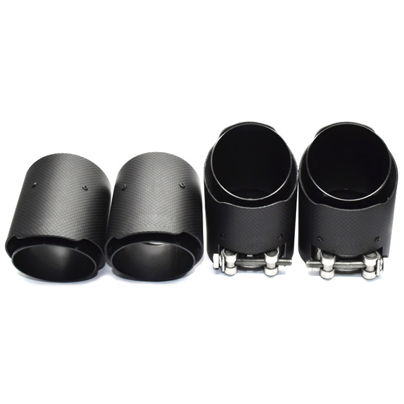 Suitable for BMW M4M3M2 modified carbon fiber Scorpio tail throat MP exhaust pipe F87F80F82F83 tail nozzle