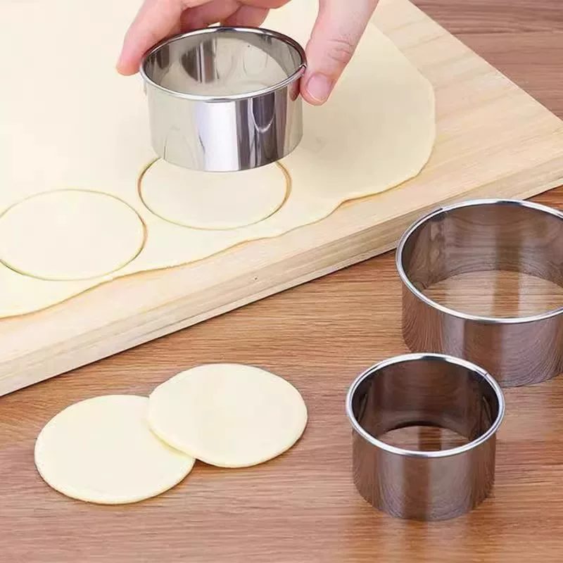 Cut dumpling leather mold mold crushing device Furnishing dumplings leather artifact cutter round dumpling tool stainless steel
