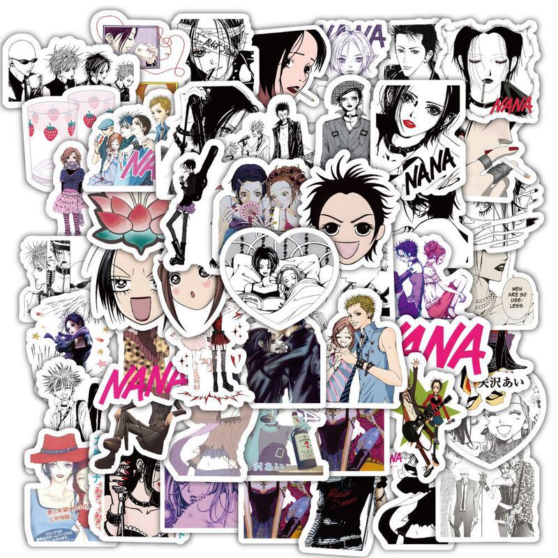 60 Nana Japanese Comic Hot-Selling Stickers, Komatsu Nana, Osaki Nana Notebook Notebook Decoration Waterproof Stickers