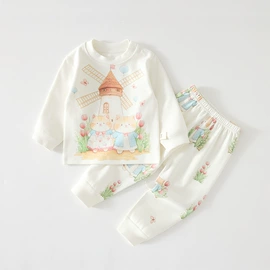 连身衣、爬服;童保暖上装;童马甲