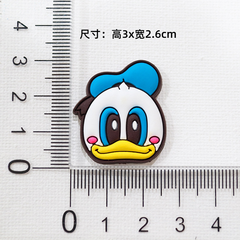 大小ミッキーミニーミッキーマウス DIY 漫画装飾アクセサリー携帯電話ケースパッチ下駄スリッパバックルステッカー|undefined