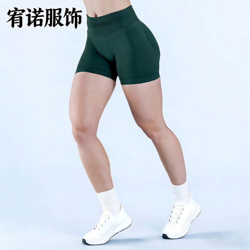 Cross-Border Yoga Three-Quarter Pants, Butt-Lifting Yoga Shorts, Seamless Fitness Pants, Dfyne Sports Shorts for Outdoor Wear