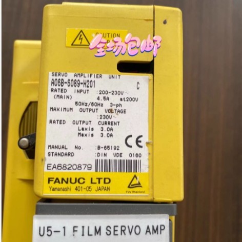 机器配件A06B-6089-H201机器人驱动器 现货包邮议价
