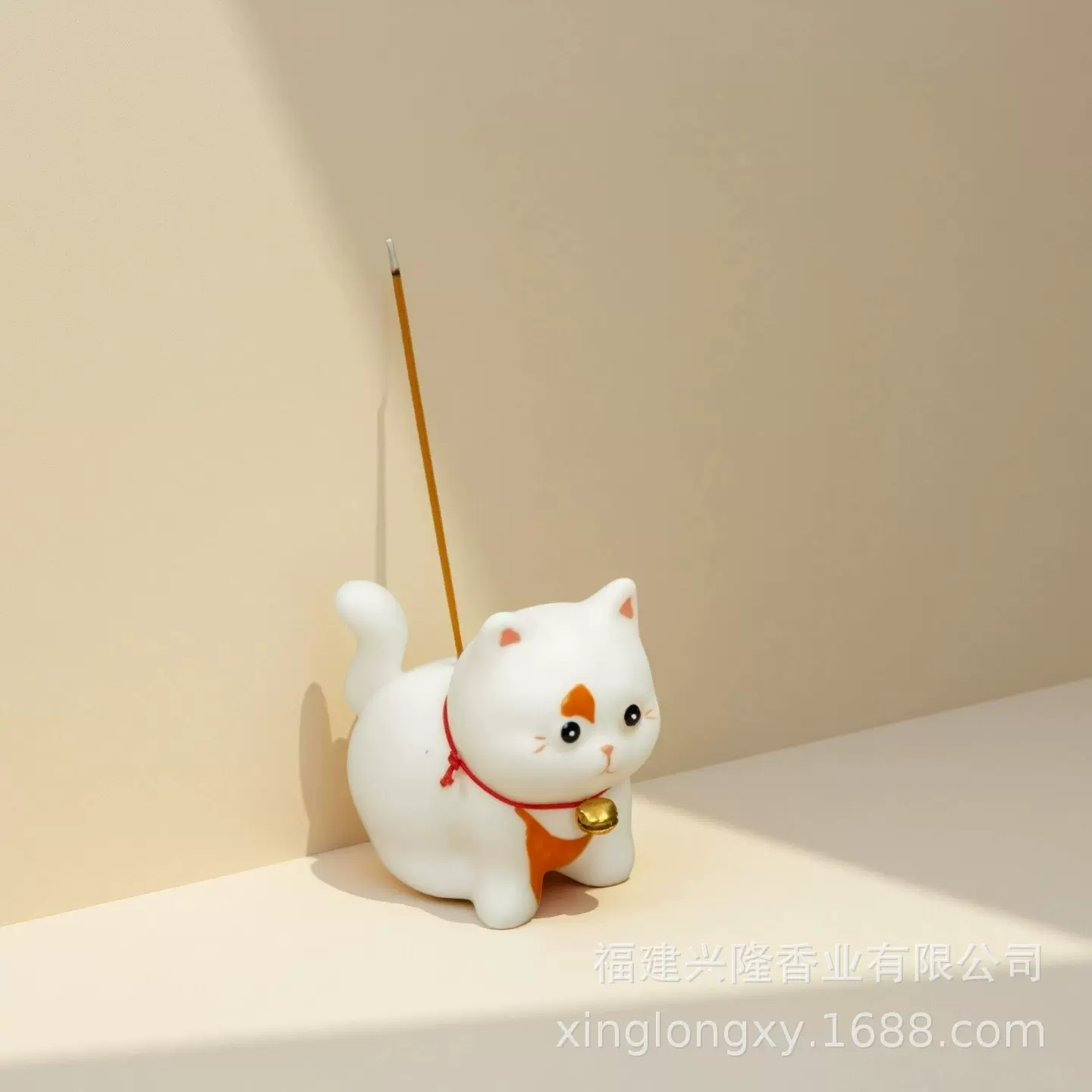 香炉香插线香盘香可选陶瓷猫咪金叶子龙凤铜炉如意香炉莲花圆盘