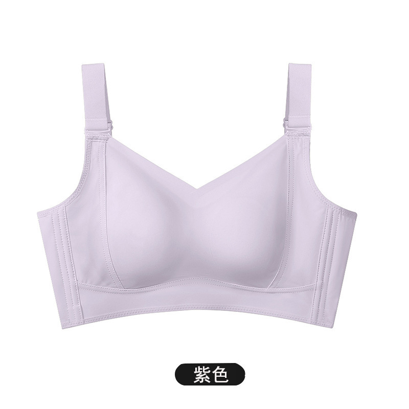 秘画内衣旗舰店大胸显小塑身调整型同款透气无痕防下垂文胸全罩杯|undefined