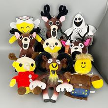 跨境热卖99Nights 恐怖游戏周边99夜麋鹿毛绒玩具娃娃玩偶现货