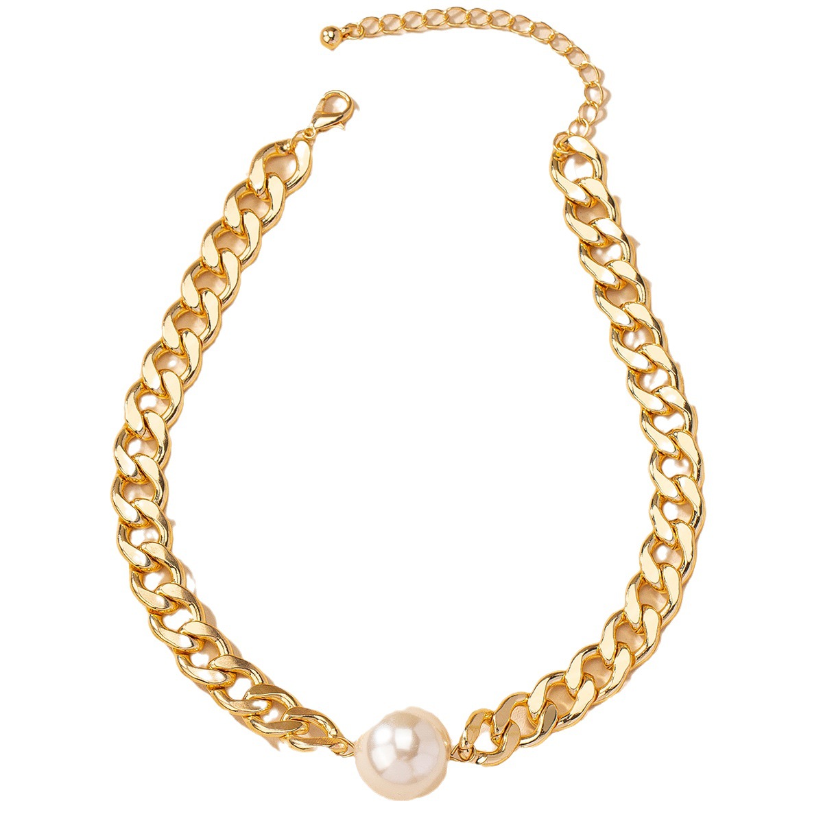 Colar de pérolas dourado para mulher design nicho estilo luxo_voghion.com