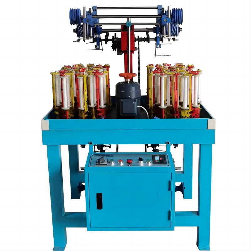 直供16锭高速绳带编织机 松紧带编织机手提袋编织机