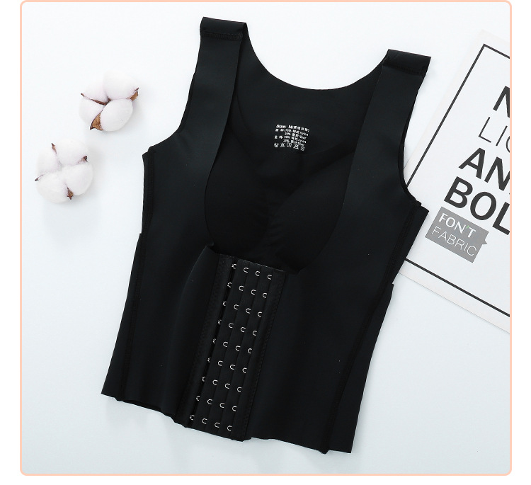 Fábrica personalizada de espalda jiajia largo 4-fila 10-botón corsé superior embalaje reemplazable logotipo personalizado PRODUCCIÓN DE FÁBRICA