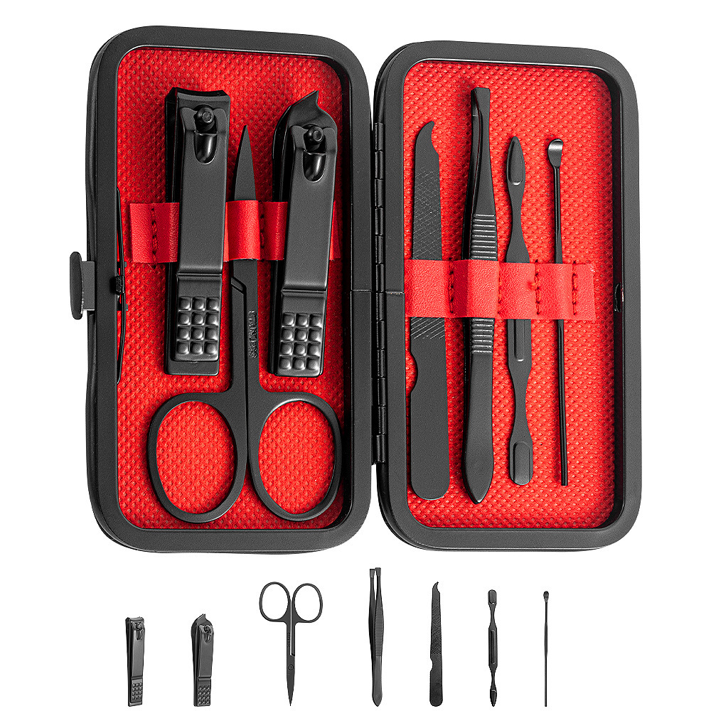 Nuevo set de cortaúñas transfronterizo, cortaúñas de alta calidad, set de 24 piezas, tijeras para uñas de uso doméstico, herramientas de manicura y pedicura